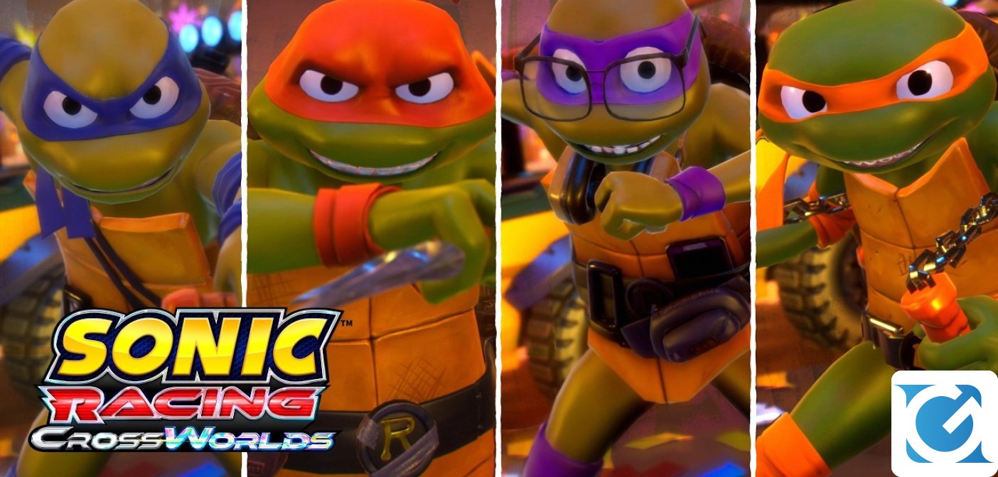 Le Tartarughe Ninja arrivano in Sonic Racing: CrossWorlds